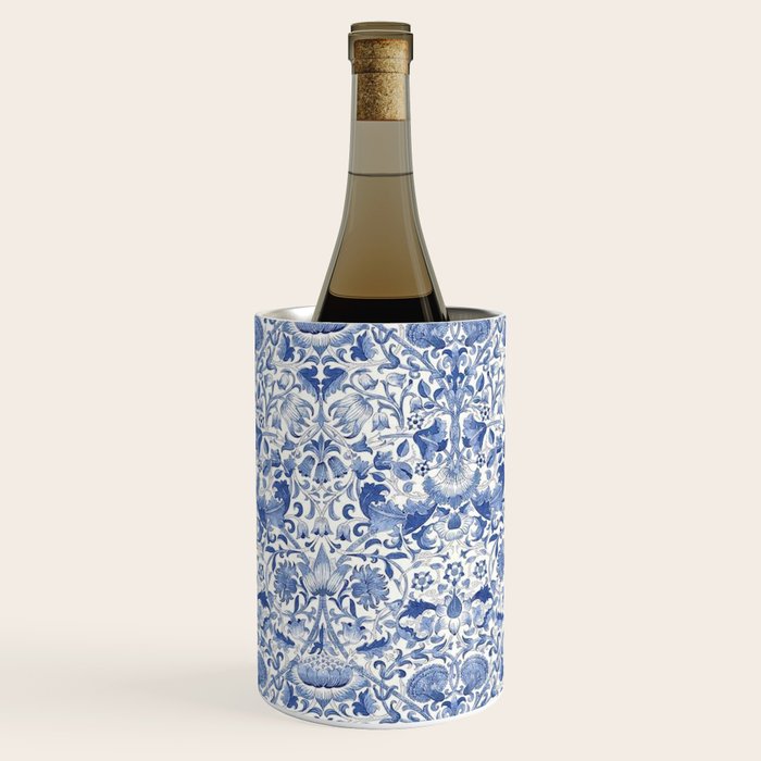 William Morris Vintage Lodden China Blue Toile Wine Chiller Gallery Image 2