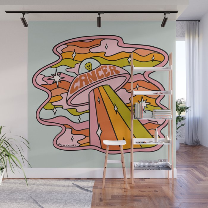 Cancer UFO Wall Mural Gallery Image 1