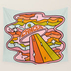 Cancer UFO Wall Tapestry Gallery Image 4