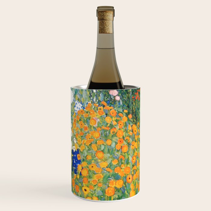 Gustav Klimt "Blumengarten (Flower Garden)" Wine Chiller Gallery Image 3