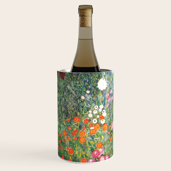 Gustav Klimt "Blumengarten (Flower Garden)" Wine Chiller Gallery Image 2