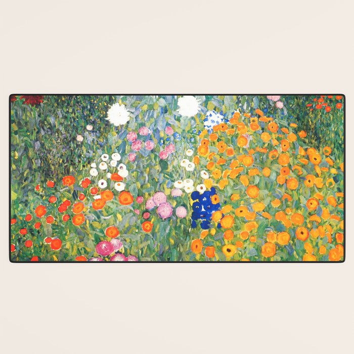 Gustav Klimt "Blumengarten (Flower Garden)" Desk Mat Gallery Image 3