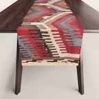 Afyon Central Anatolian Kilim Fragment Print Table Runner Gallery Image 1