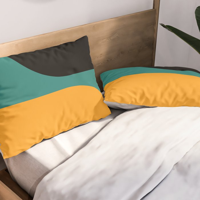 Modern Minimal Arch Abstract LXV Pillow Sham Gallery Image 2