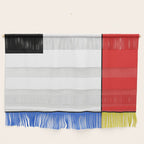 Mondrian Mid Century Modern Simple Neoplasticism Wall Hanging Gallery Image 1
