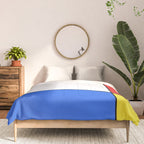 Mondrian Mid Century Modern Simple Neoplasticism Comforter Gallery Image 3