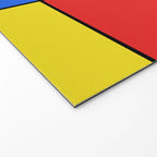Mondrian Mid Century Modern Simple Neoplasticism Welcome Mat Gallery Image 2