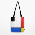 Mondrian Mid Century Modern Simple Neoplasticism Tote Bag Gallery Image 2