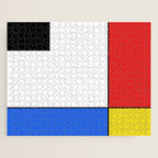 Mondrian Mid Century Modern Simple Neoplasticism Jigsaw Puzzle Gallery Image 1