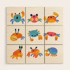 Crab Wood Wall Art Gallery Image 1