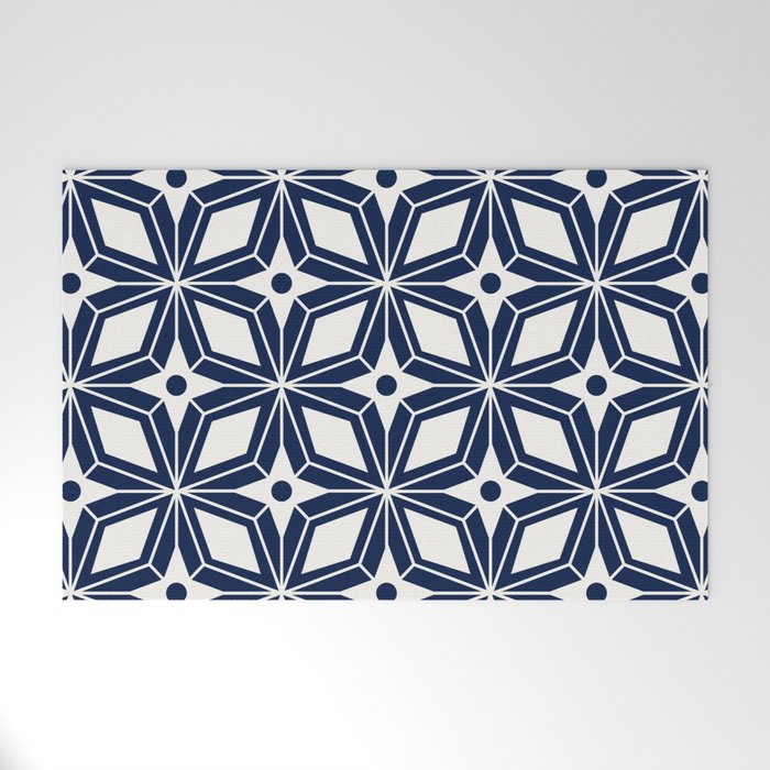 Starburst - Navy Welcome Mat Gallery Image 1