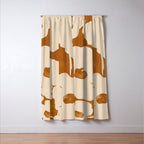 Abstract Flowers 8 Window Curtain Gallery Image 3