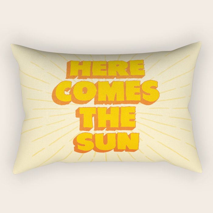 Here Comes The Sun | Sunburst Edition Rectangular Pillow Gallery Image 2