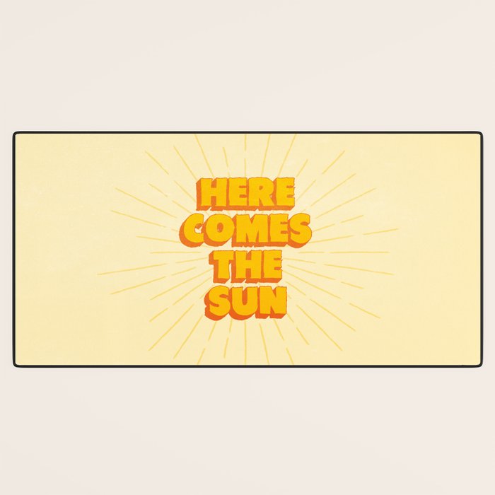 Here Comes The Sun | Sunburst Edition Desk Mat Gallery Image 3