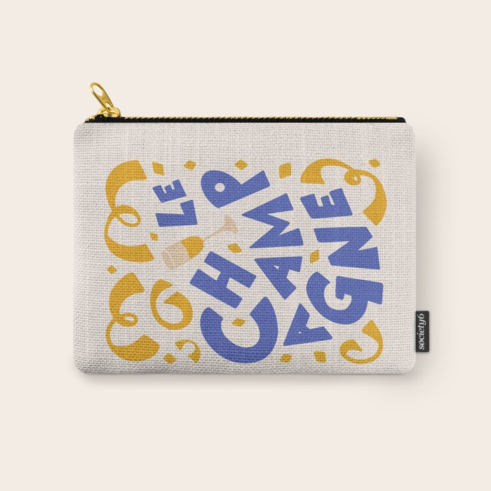 Le Champagne French Carry All Pouch Gallery Image 1