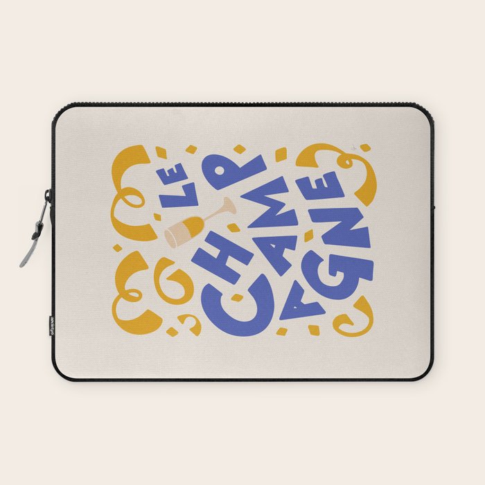 Le Champagne French Laptop Sleeve Gallery Image 1