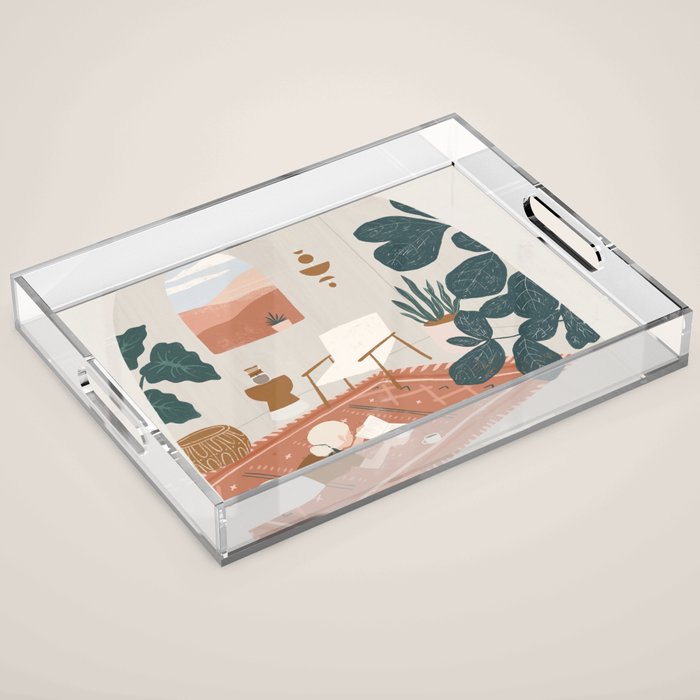the living room rug Acrylic Tray Gallery Image 1