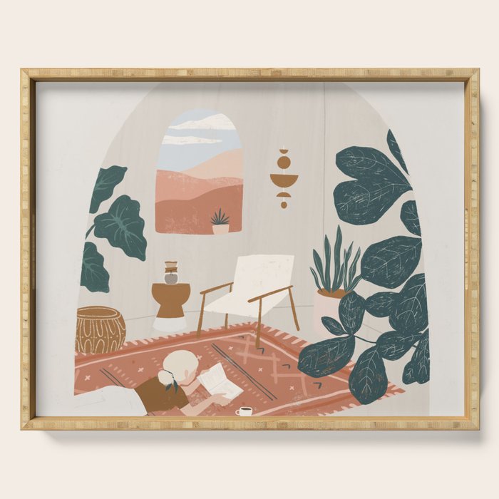 the living room rug Serving Tray Gallery Image 1