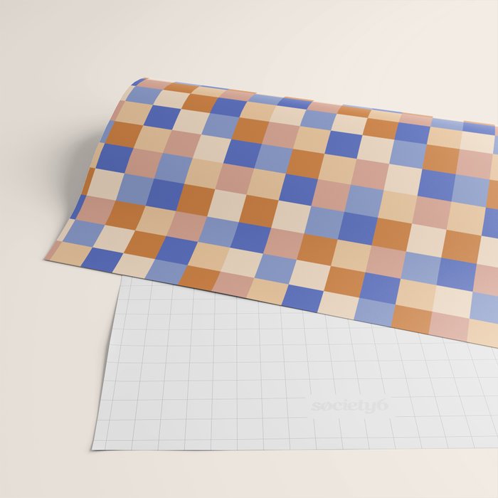 Bold Retro Checks Pattern - Small XXIX Wrapping Paper Gallery Image 2