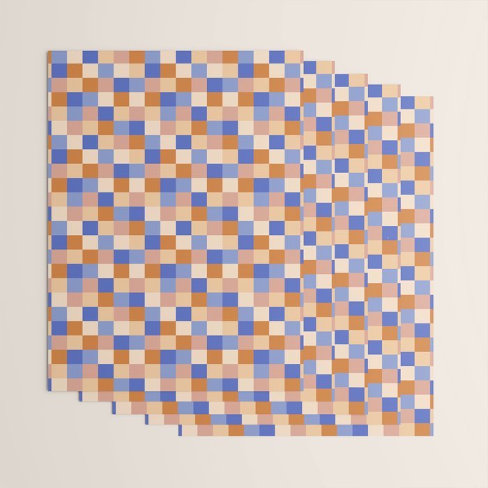 Bold Retro Checks Pattern - Small XXIX Wrapping Paper Gallery Image 3
