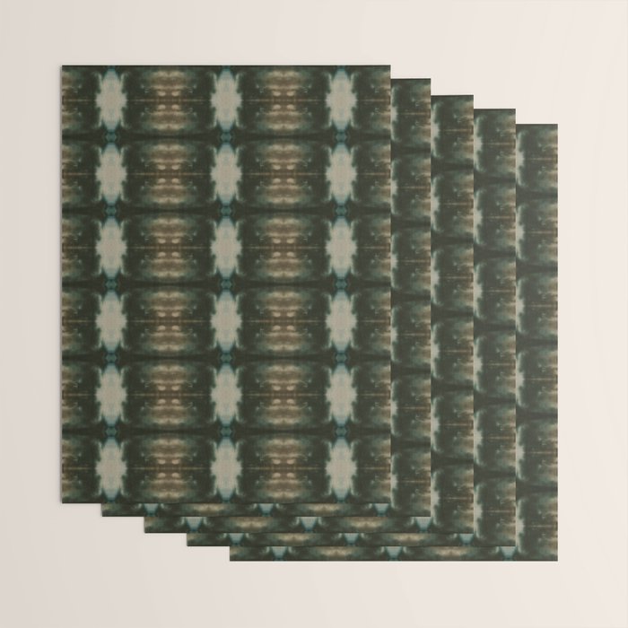 Emerald Shibori Wrapping Paper Gallery Image 3