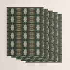 Emerald Shibori Wrapping Paper Gallery Image 3