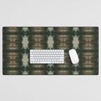Emerald Shibori Desk Mat Gallery Image 1