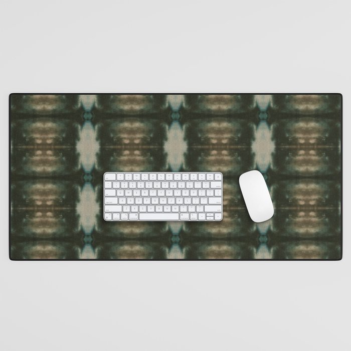 Emerald Shibori Desk Mat Gallery Image 1