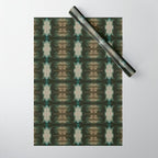 Emerald Shibori Wrapping Paper Gallery Image 1