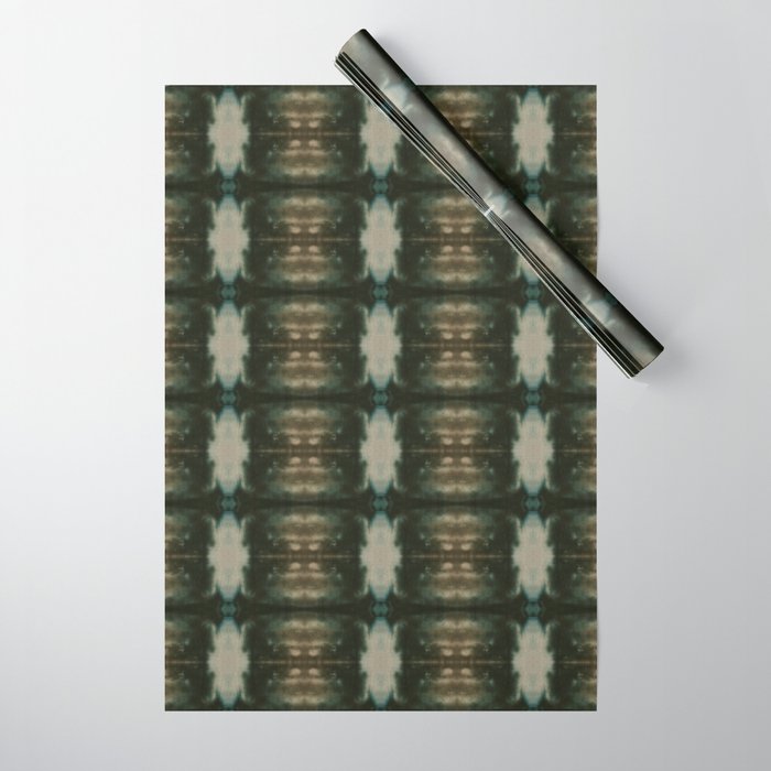 Emerald Shibori Wrapping Paper Gallery Image 1