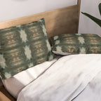 Emerald Shibori Pillow Sham Gallery Image 2