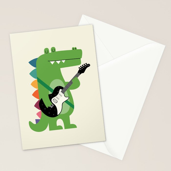 Croco Rock Stationery Card Gallery Image 2