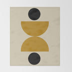 abstract moon  Throw Blanket Gallery Image 2