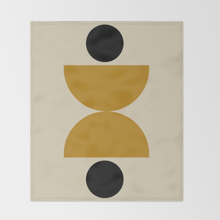 abstract moon  Throw Blanket Gallery Image 2