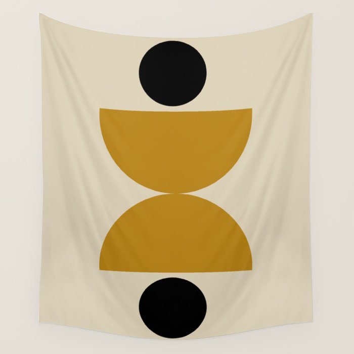 abstract moon  Wall Tapestry Gallery Image 1