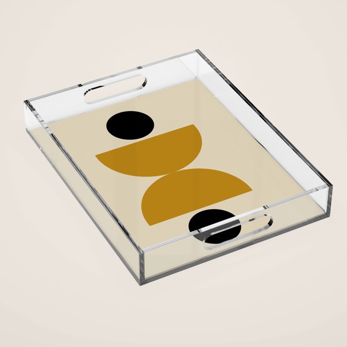 abstract moon  Acrylic Tray Gallery Image 1