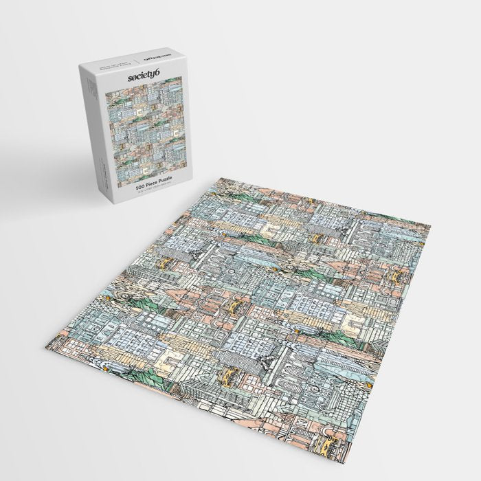 New York watercolor Jigsaw Puzzle Gallery Image 2