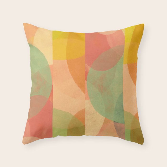 Mid-Century Abstract Art Print - Organic Abstract #1 Throw Pillow Gallery Image 6
