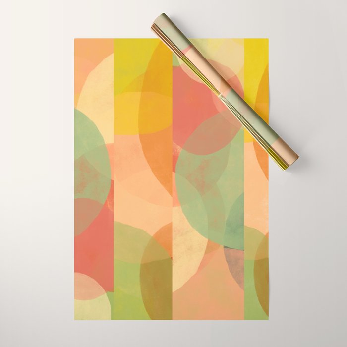 Mid-Century Abstract Art Print - Organic Abstract #1 Wrapping Paper Gallery Image 1