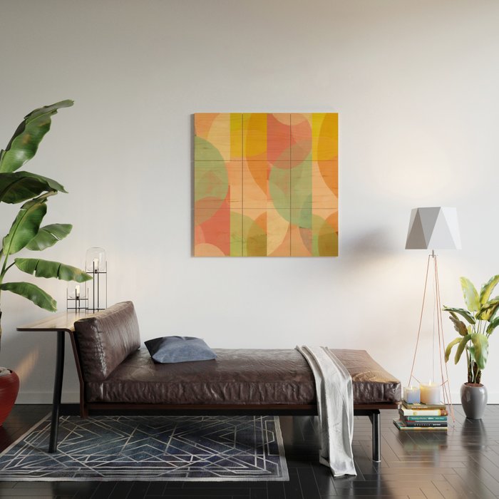 Mid-Century Abstract Art Print - Organic Abstract #1 Wood Wall Art Gallery Image 2