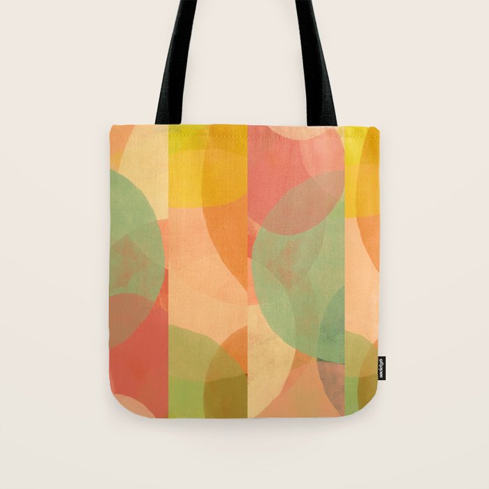 Mid-Century Abstract Art Print - Organic Abstract #1 Tote Bag Gallery Image 1