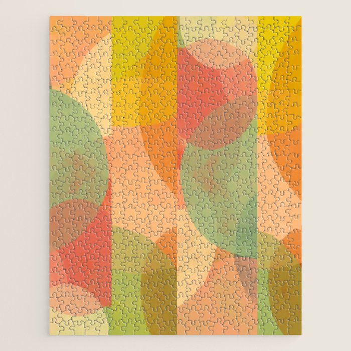 Mid-Century Abstract Art Print - Organic Abstract #1 Jigsaw Puzzle Gallery Image 1