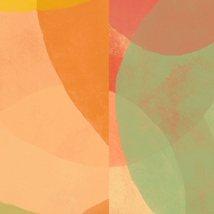 Mid-Century Abstract Art Print - Organic Abstract #1 Coffee Mug Gallery Image 2