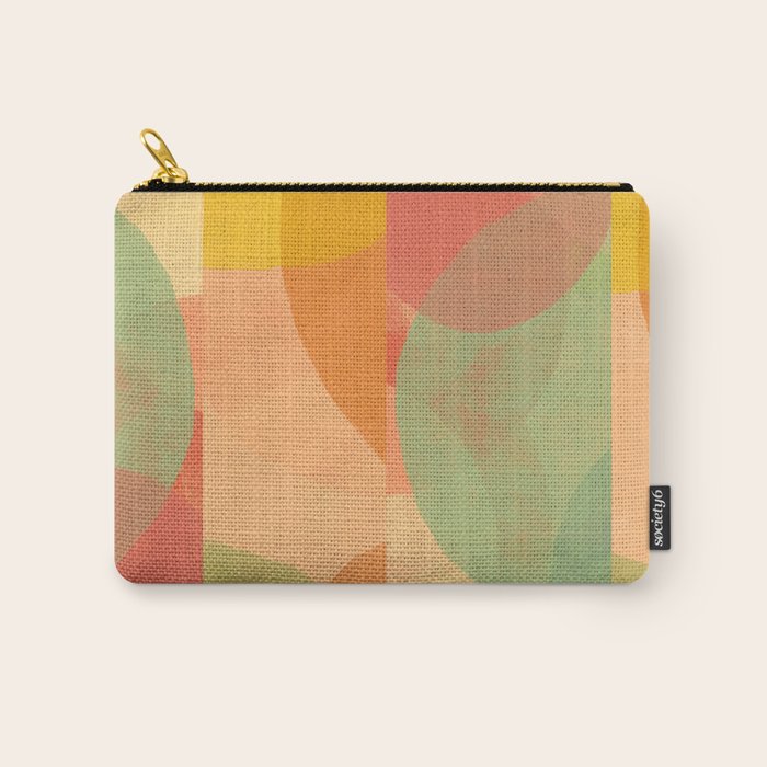 Mid-Century Abstract Art Print - Organic Abstract #1 Carry All Pouch Gallery Image 1