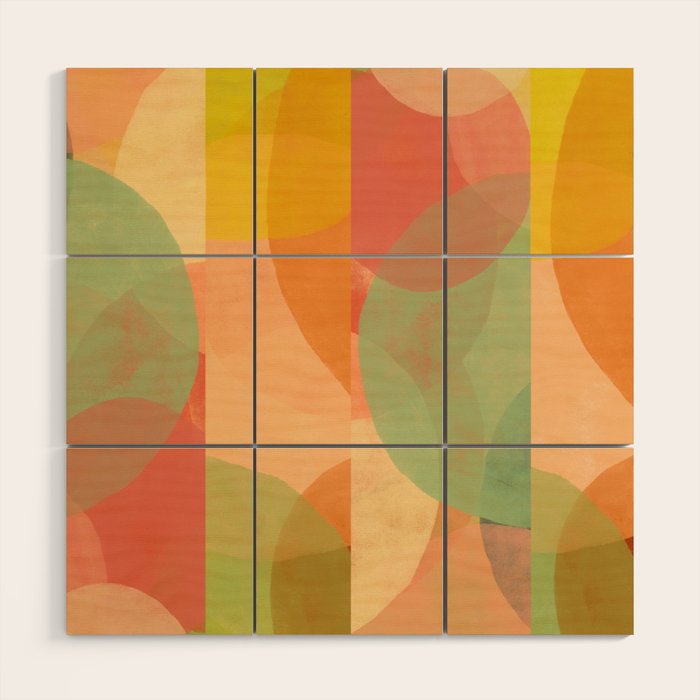 Mid-Century Abstract Art Print - Organic Abstract #1 Wood Wall Art Gallery Image 1