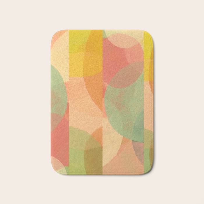 Mid-Century Abstract Art Print - Organic Abstract #1 Bath Mat Gallery Image 1