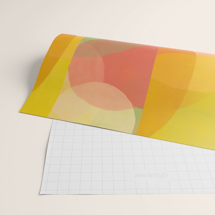 Mid-Century Abstract Art Print - Organic Abstract #1 Wrapping Paper Gallery Image 2