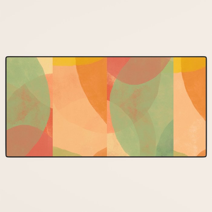Mid-Century Abstract Art Print - Organic Abstract #1 Desk Mat Gallery Image 3