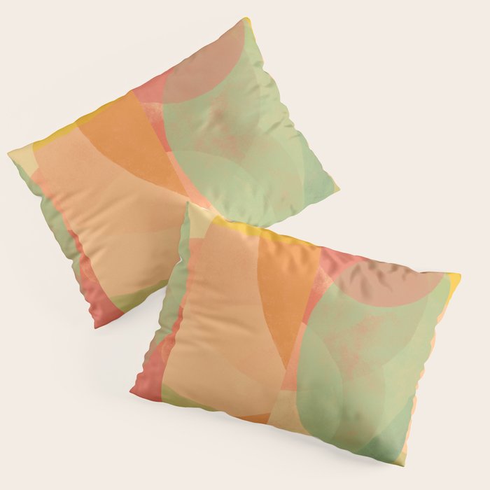 Mid-Century Abstract Art Print - Organic Abstract #1 Pillow Sham Gallery Image 3