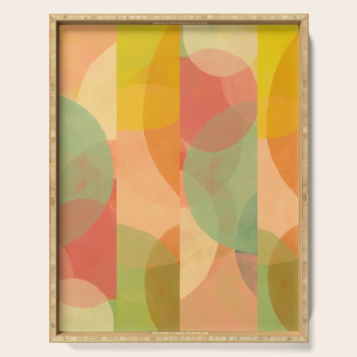 Mid-Century Abstract Art Print - Organic Abstract #1 Serving Tray Gallery Image 1